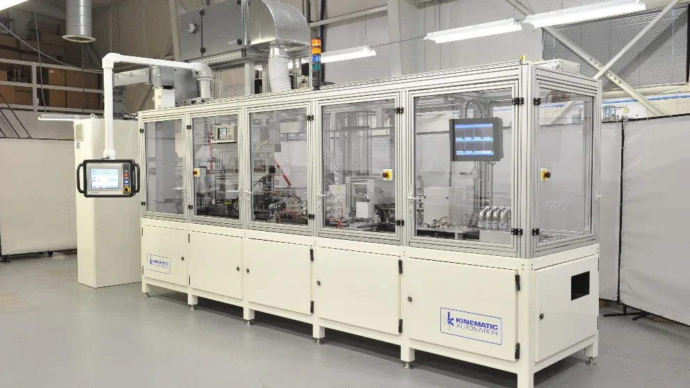 Automated IVD assembly line in a MEPSCo medical device manufacturing facility
