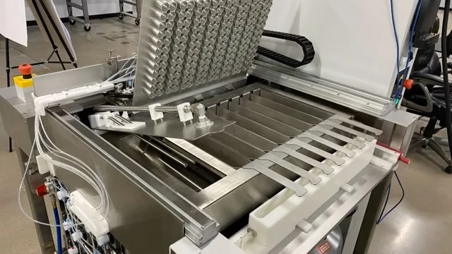 Custom automated assembly machine built for medical device manufacturing